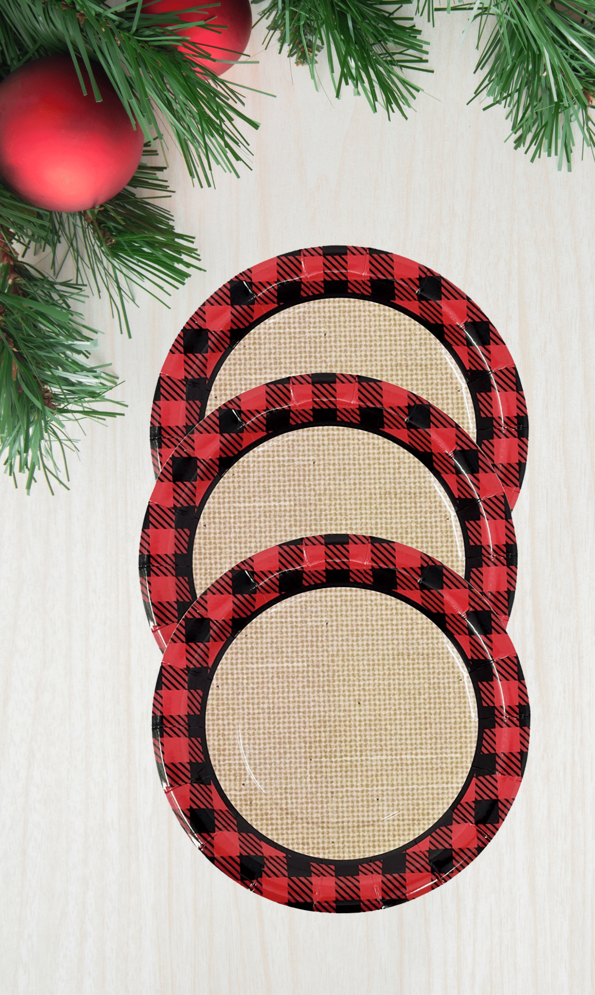 Paper Plates for Christmas