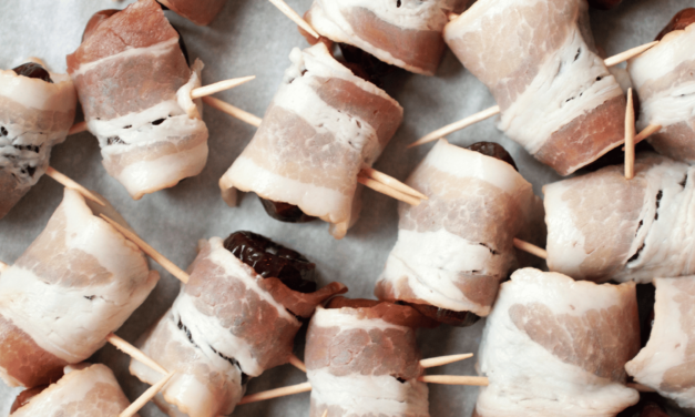 Yes, Please! Dates Wrapped in Bacon With Goat Cheese