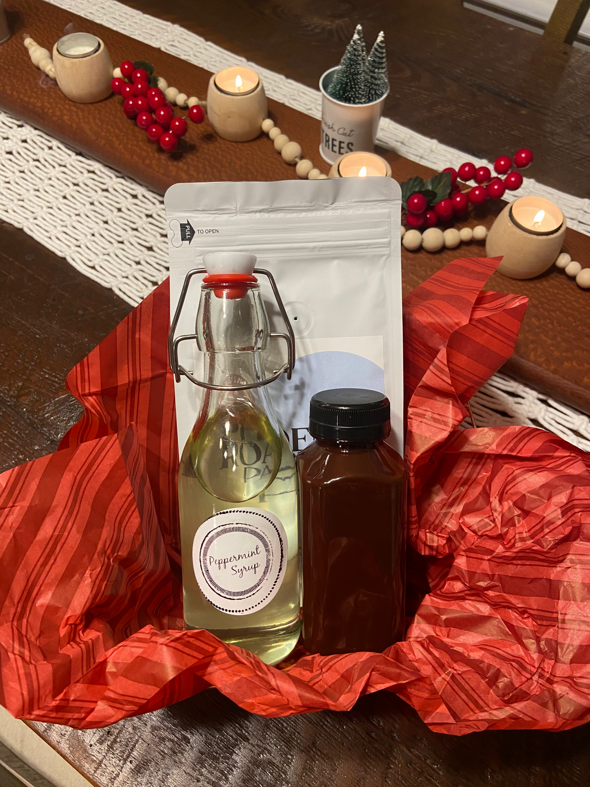 A Cup of Christmas Cheer: Unwrap a Peppermint Coffee Gift Basket!